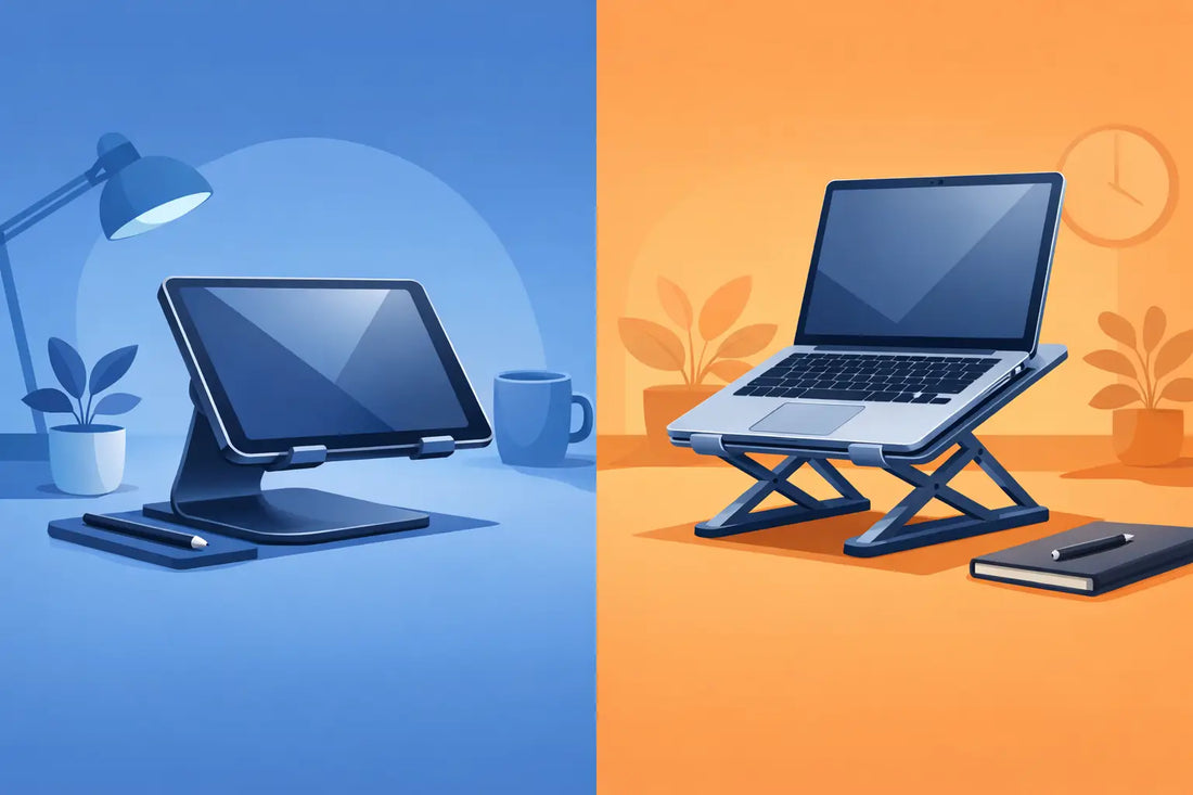 Tablet Stand vs Laptop Riser for Your Desk